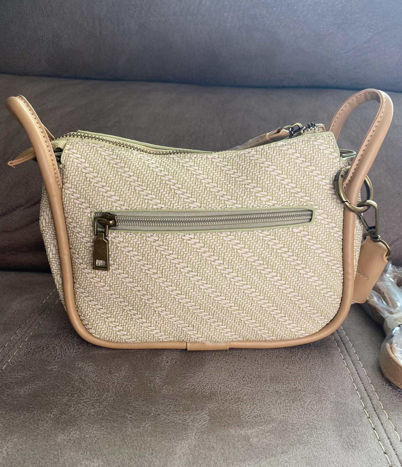 Bolso bandolera efecto rafia  – photo 5